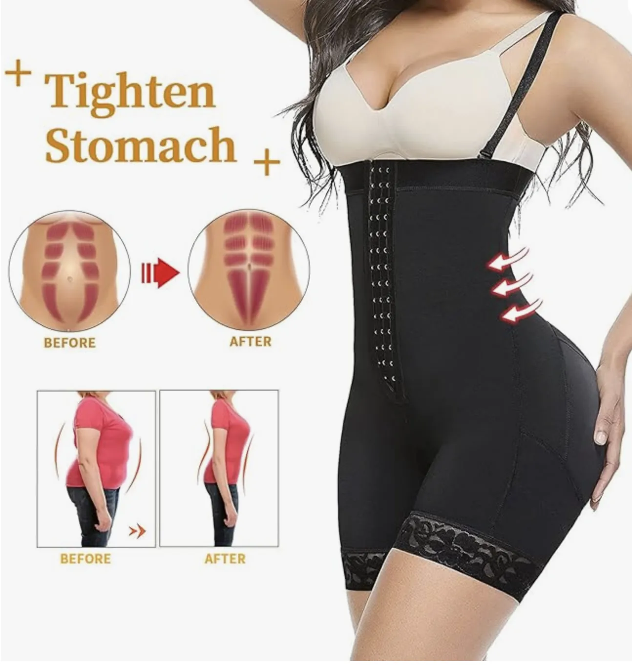 2 for 1 bundle Fajas Colombians Tummy Control Body Shape bundle