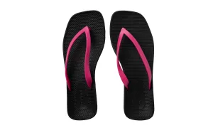 Archline Breeze Orthotic Thongs – Black/Pink