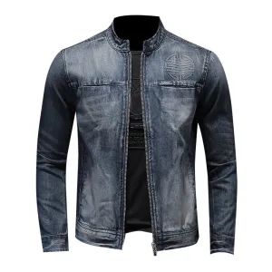 Collar Denim Jacket