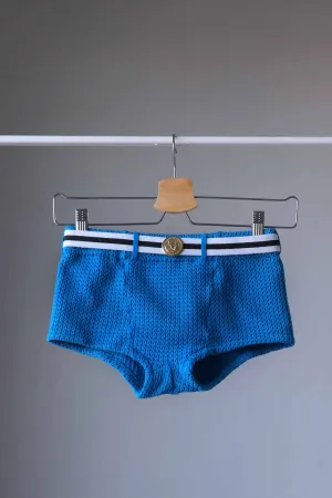 DIPLOMATE 60's Knit Swim Briefs