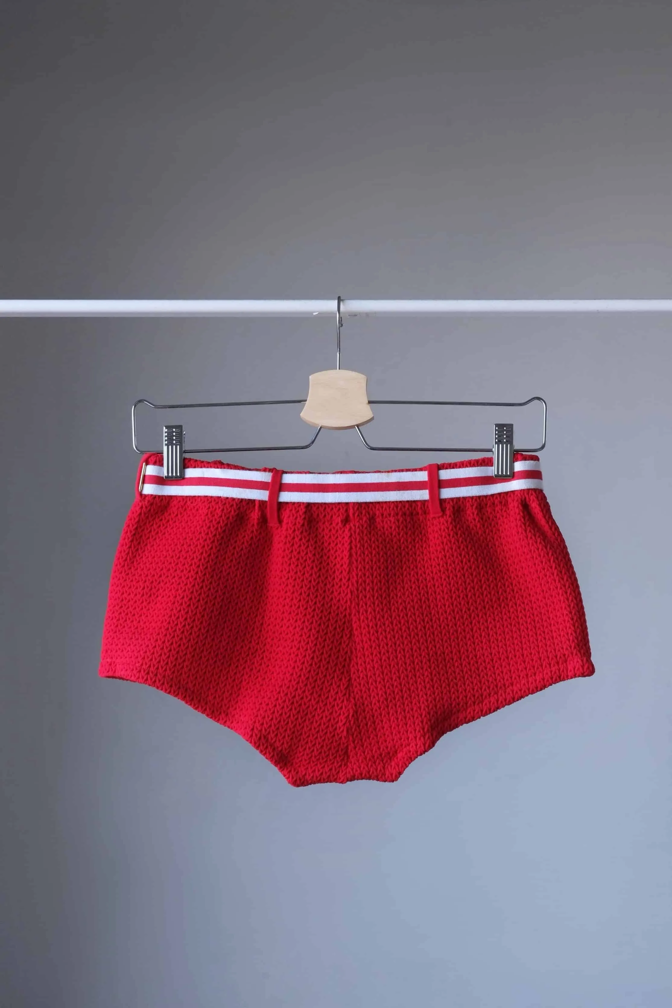 DIPLOMATE 60's Knit Swim Briefs