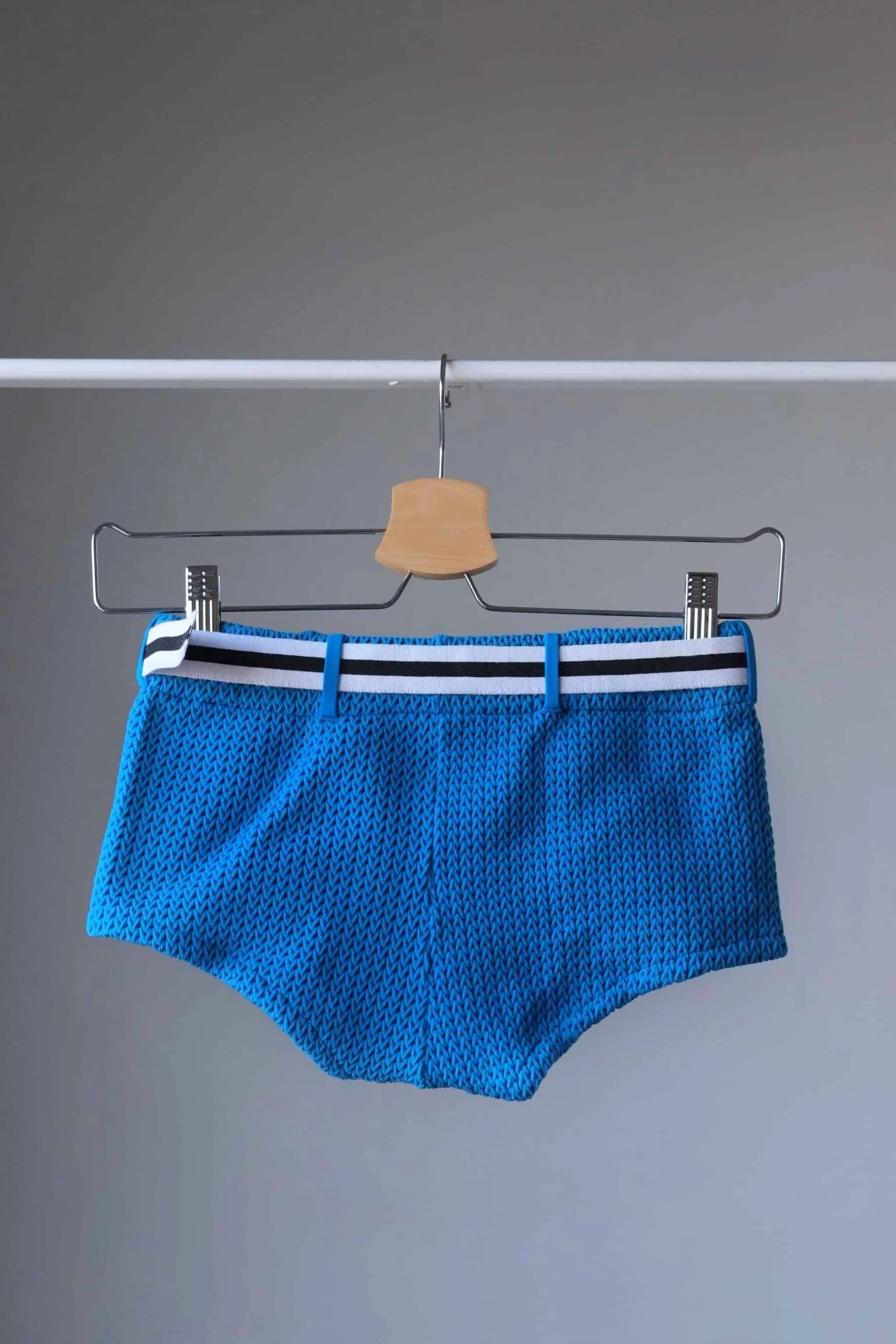 DIPLOMATE 60's Knit Swim Briefs