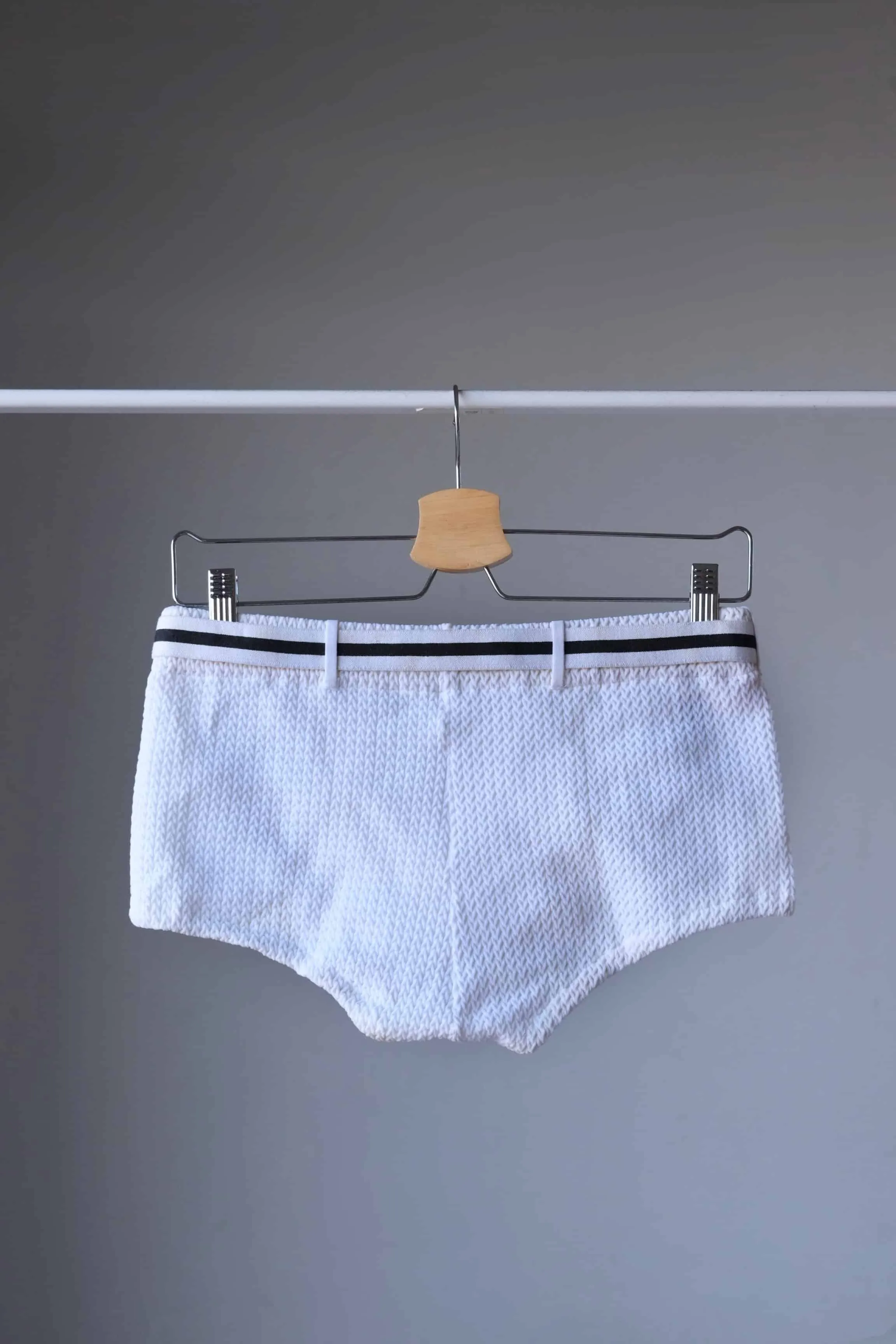 DIPLOMATE 60's Knit Swim Briefs