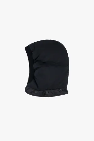 Down Close Fit Hood - Black / Moss