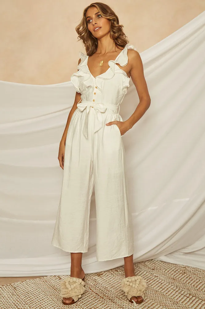 Elevate Jumpsuit White