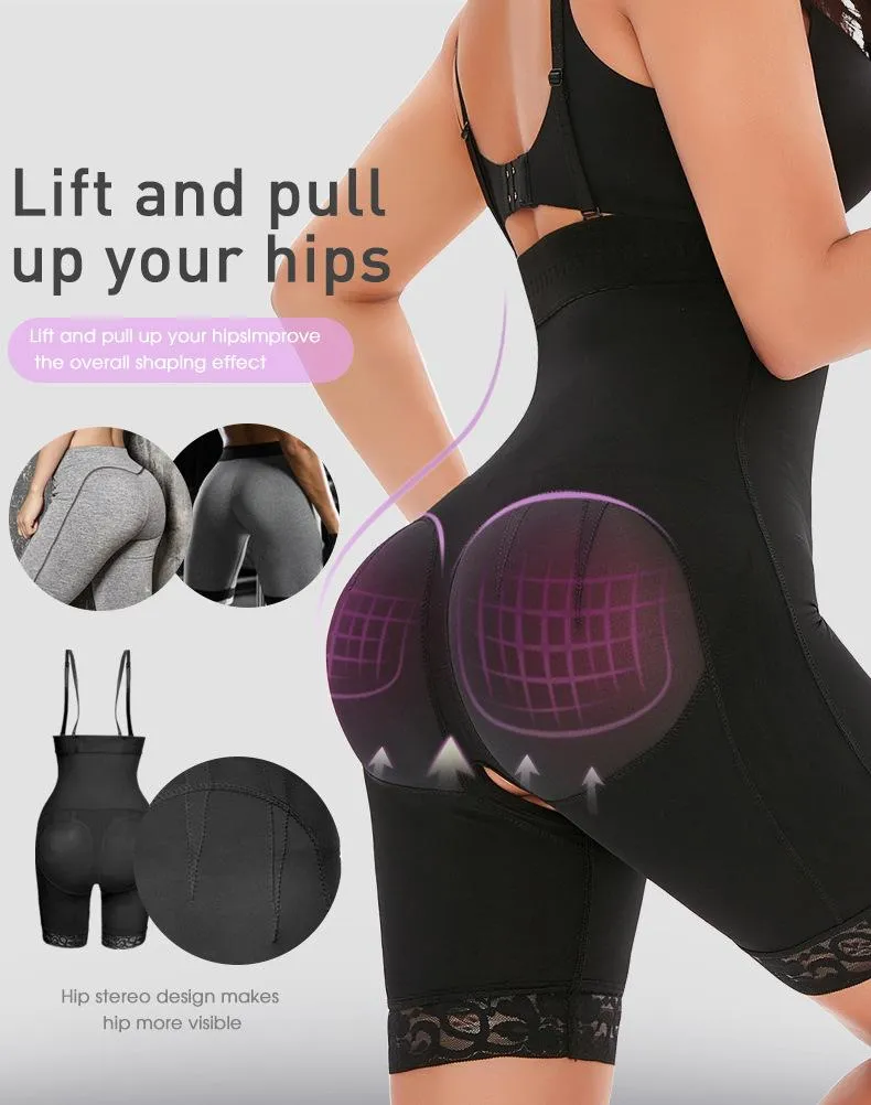 Fajas Shapewear Thigh Slimmer Butt Lifter High Waist Tummy Control