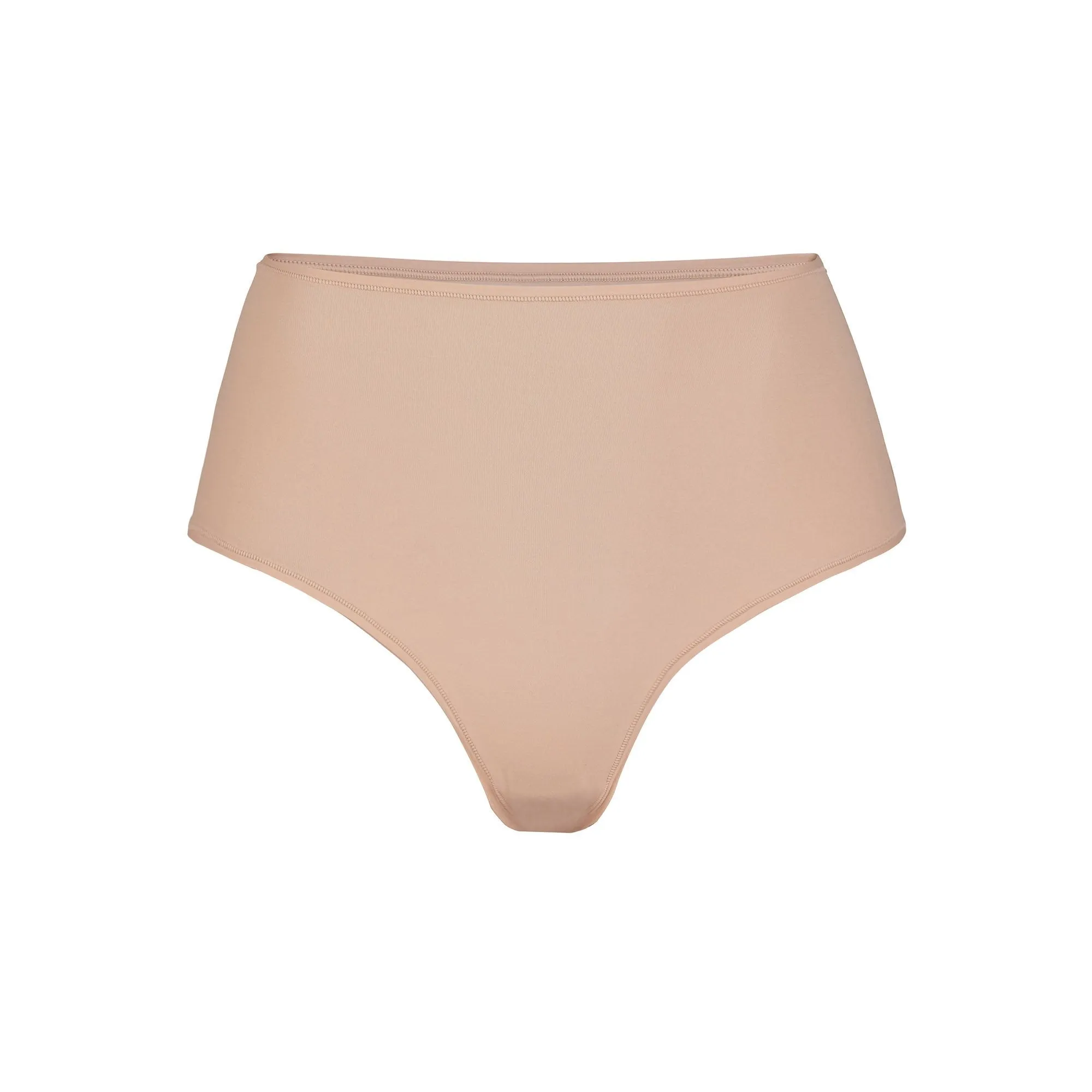 FITS EVERYBODY HIGH WAISTED THONG | CLAY