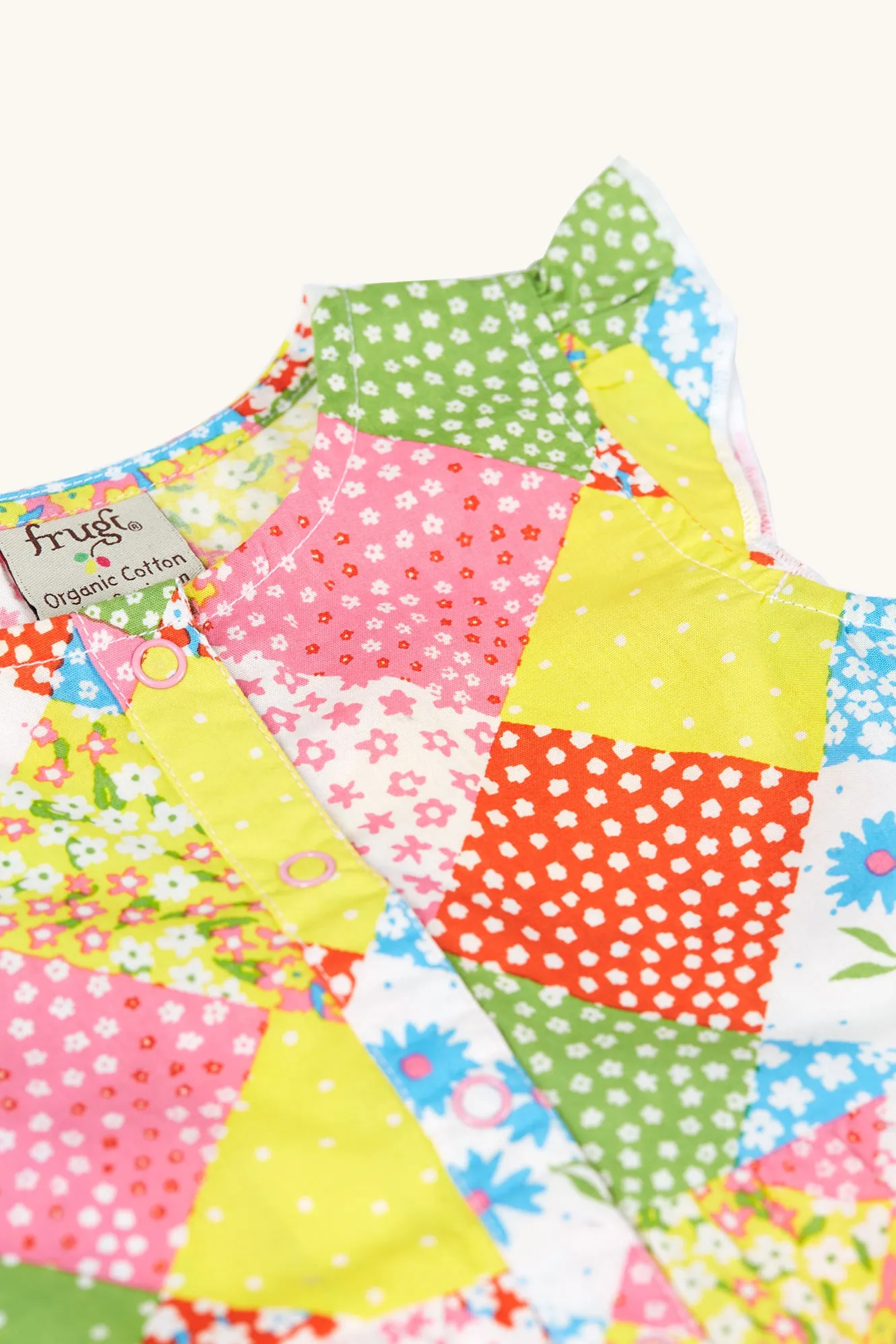 Frugi Etta Playsuit - Patchwork