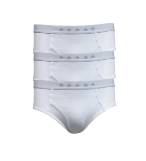 Galaxy by Harvic Men's Cotton-Blend Briefs (3-Pack)