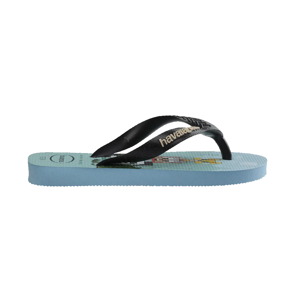 HAVAIANAS KIDS TOP MINECRAFT - LAVENDAR BLUE