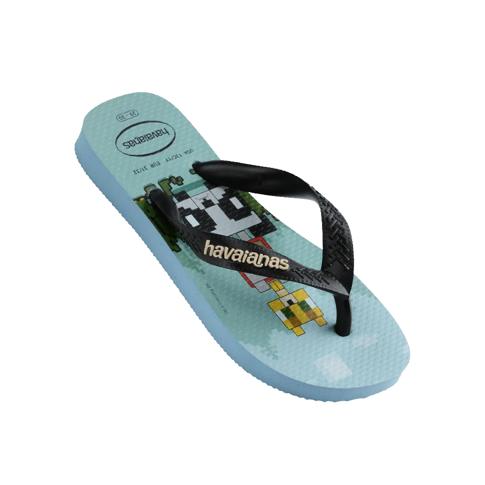 HAVAIANAS KIDS TOP MINECRAFT - LAVENDAR BLUE