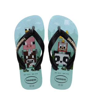 HAVAIANAS KIDS TOP MINECRAFT - LAVENDAR BLUE