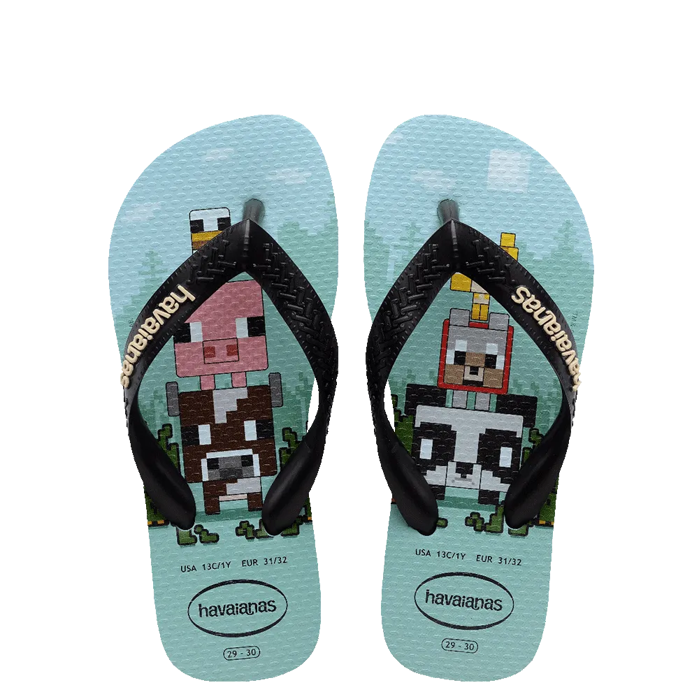 HAVAIANAS KIDS TOP MINECRAFT - LAVENDAR BLUE