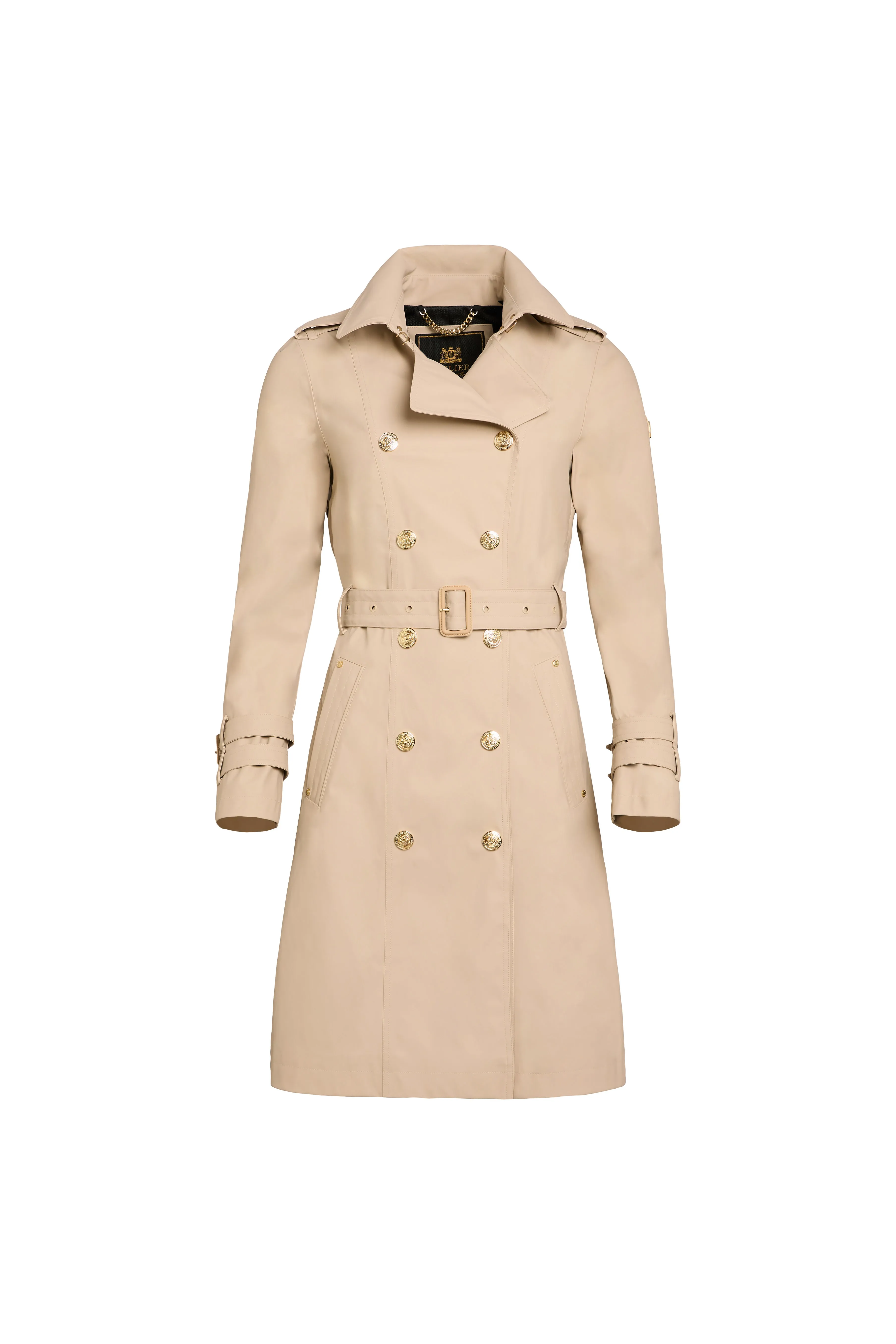Holland Cooper Kendal Waterproof Trench Coat in Stone
