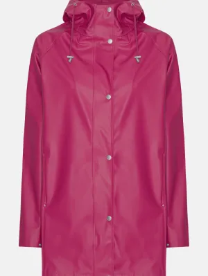 Ilse Jacobsen RAIN87 Raincoat In Sangria 933