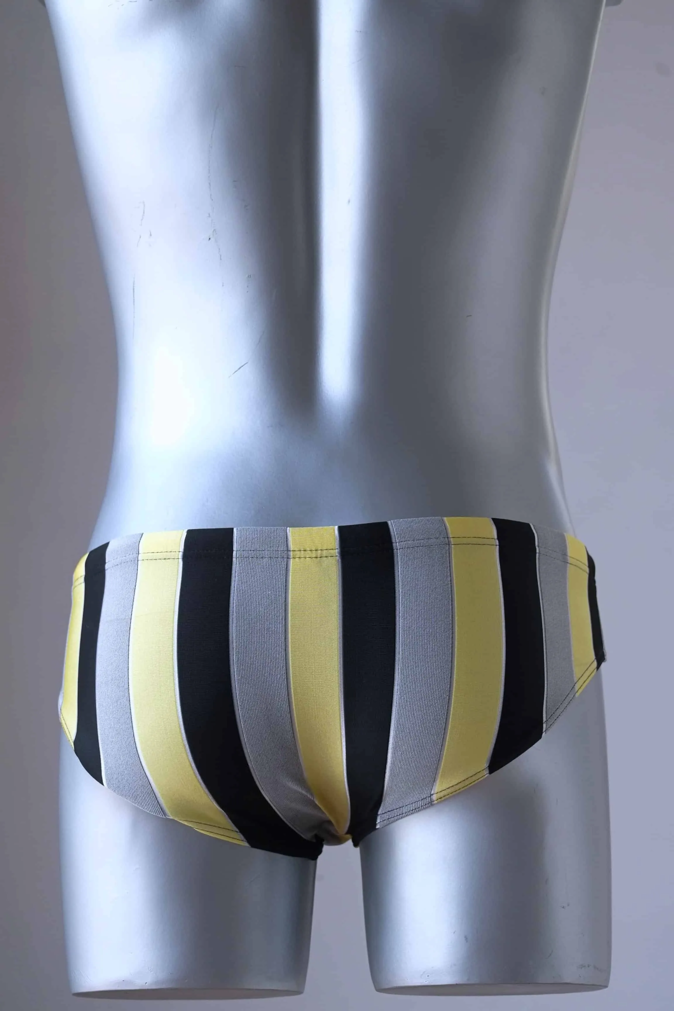JACKY PEER Vintage Striped Swim Briefs