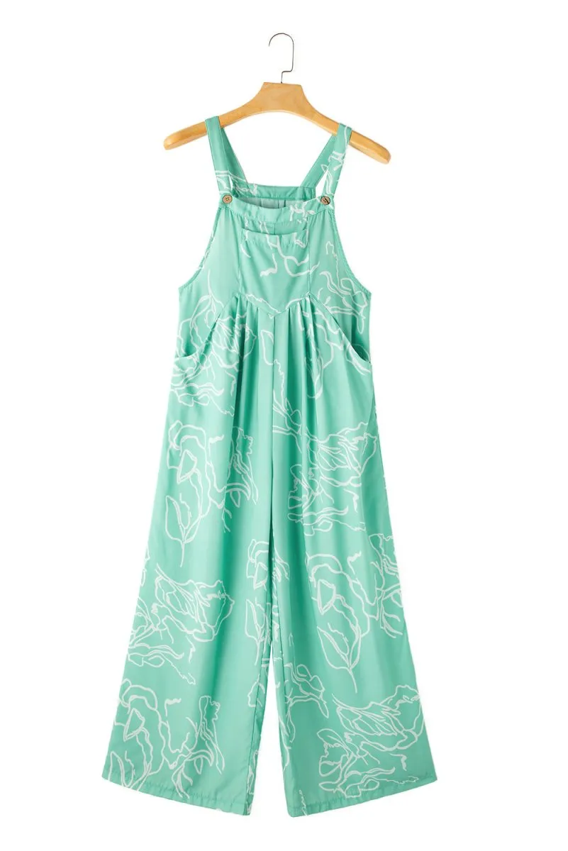 Jade Wide Leg Overalls