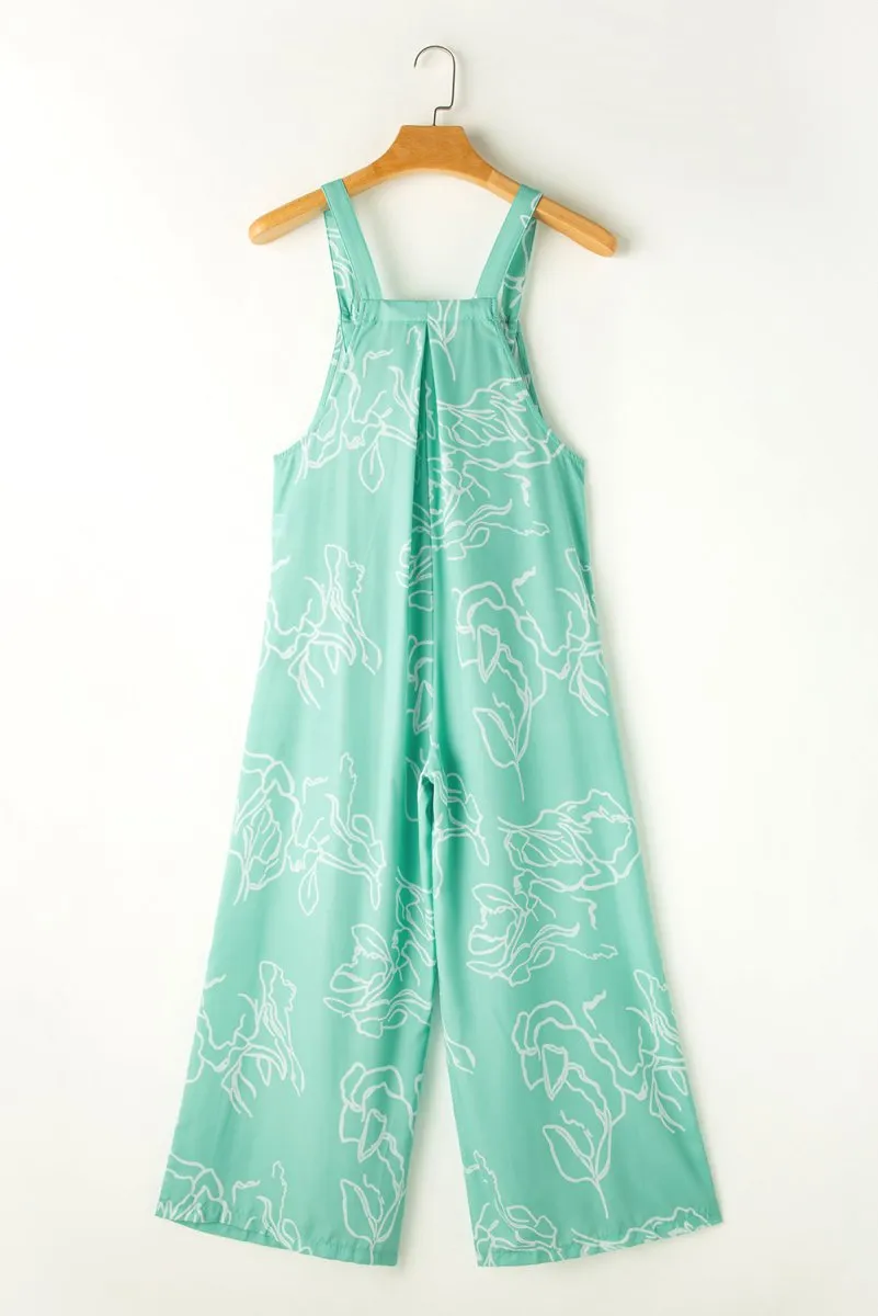 Jade Wide Leg Overalls