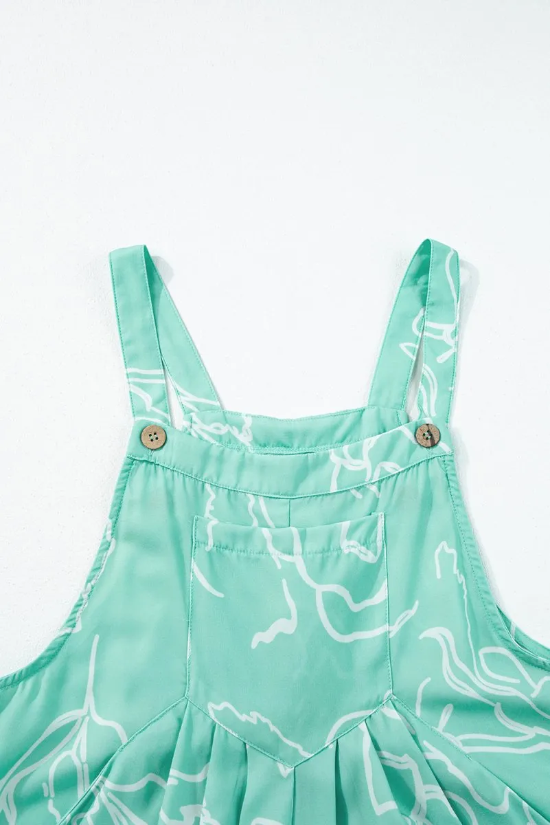 Jade Wide Leg Overalls