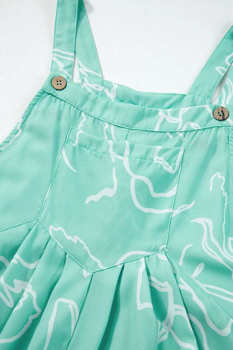 Jade Wide Leg Overalls