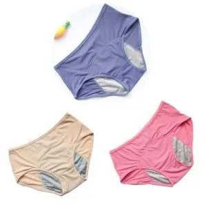 Leak-proof Women's Menstrual Briefs Before And After