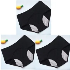 Leak-proof Women's Menstrual Briefs Before And After