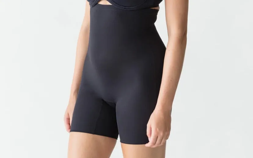 Perle Leg Brief In Charcoal - Prima Donna