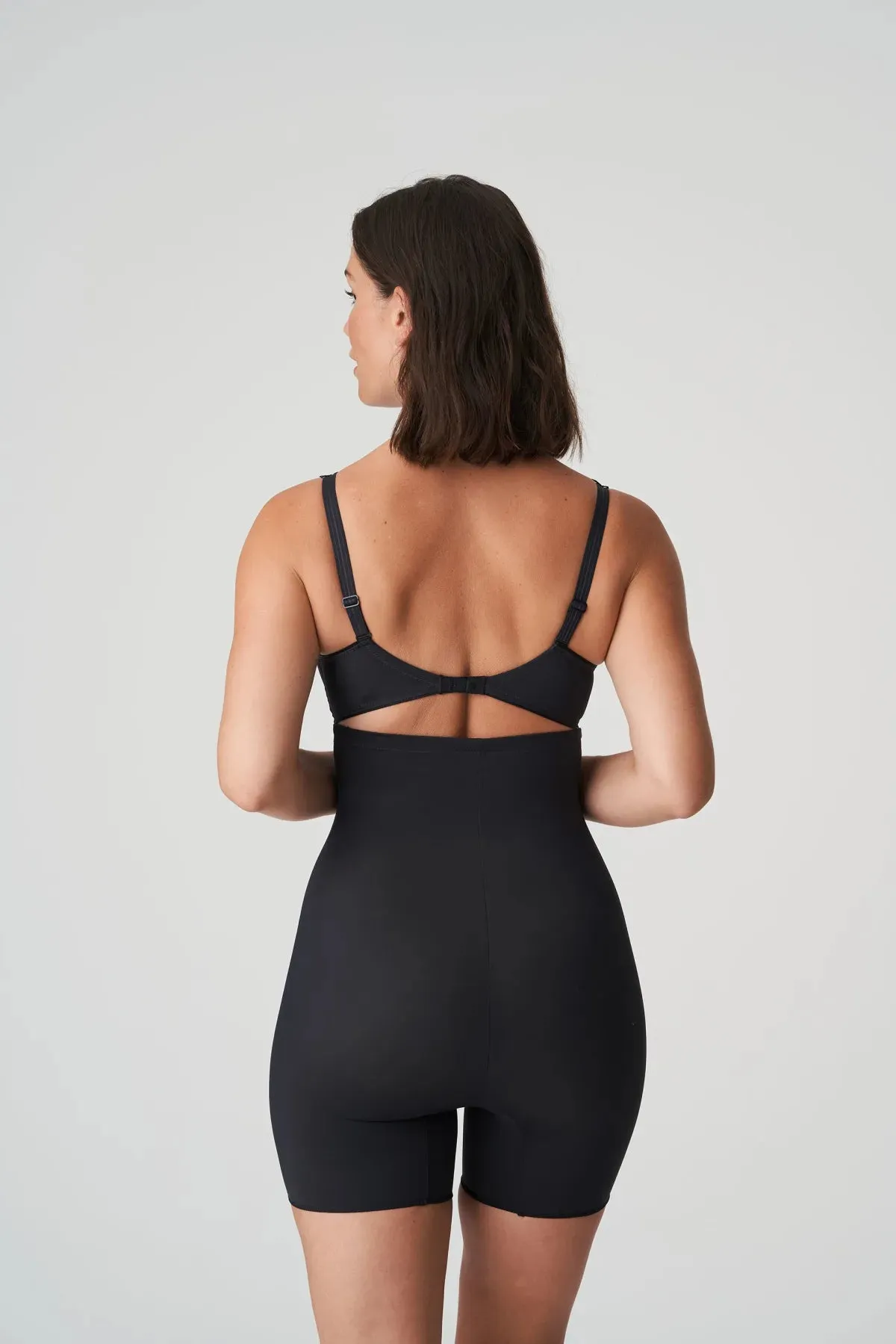 Perle Leg Brief In Charcoal - Prima Donna