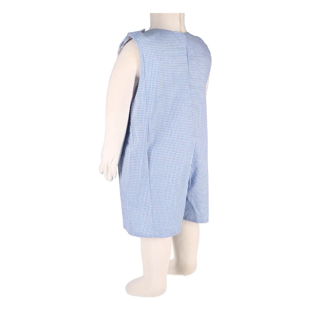 Pete Gingham Smocked Shortall