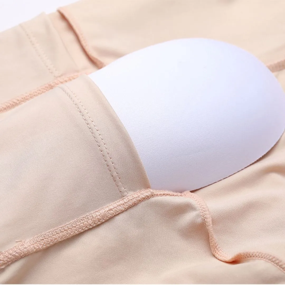 Plus Size Tummy Control Butt Lifter High Waisted Shapewear Shorts