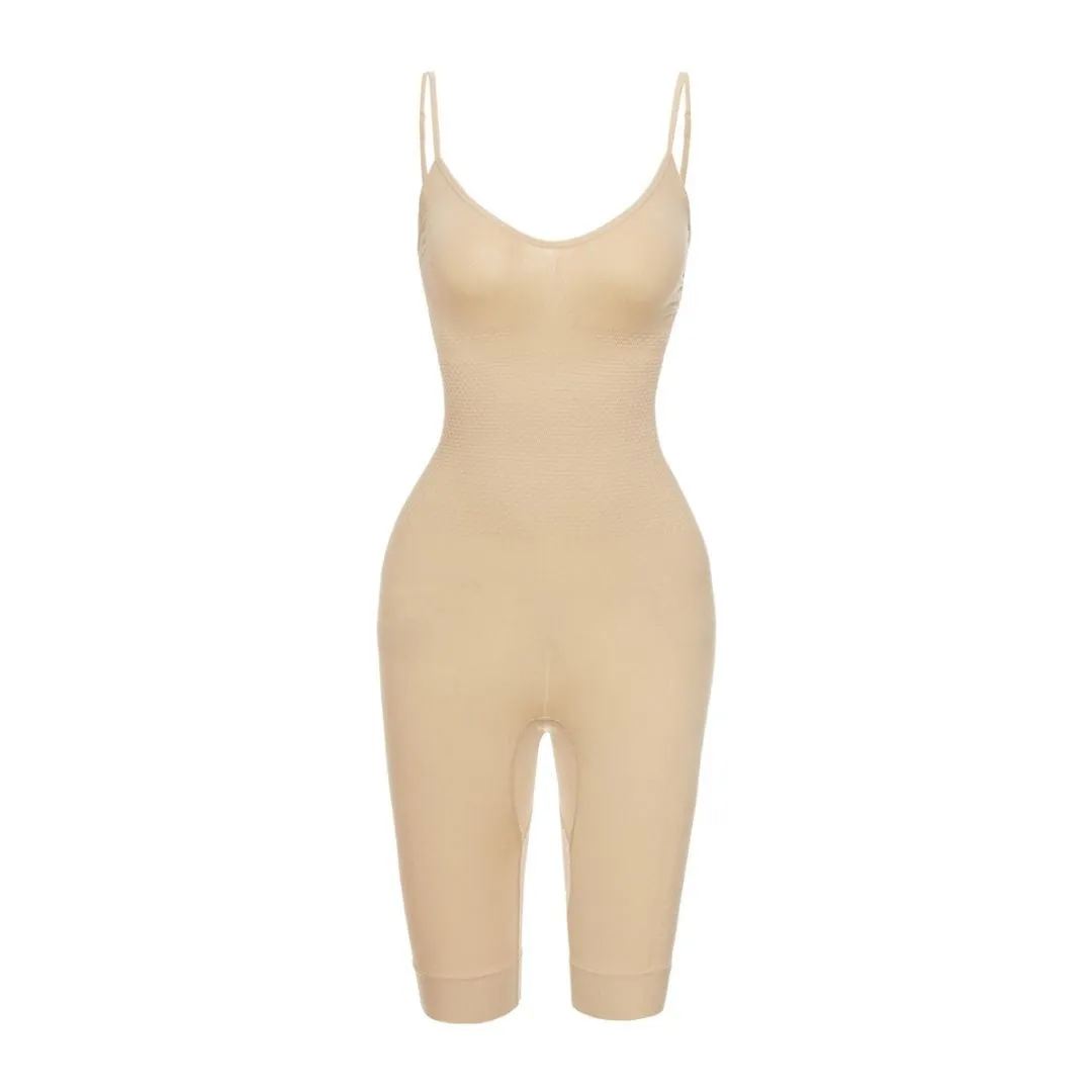 Sculpting Bodysuit Mid Thigh Slimmer Shapewear