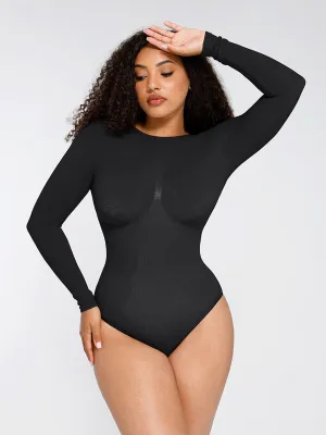 Seamless Bust Support Waist Cinching Tummy Control Bodysuit