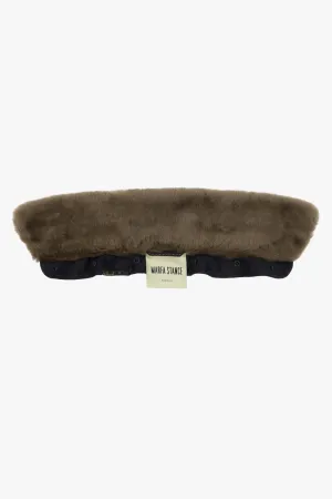 Shearling Collar - Olive