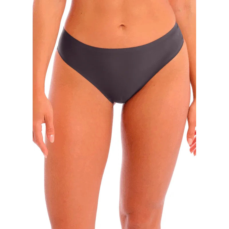 Smoothease Seamless Invisible Stretch Thong Slate Grey - Fantasie
