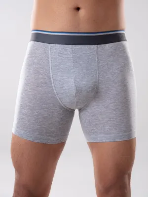 Ultra-Soft Tencel Boxer Brief - Grey Melange
