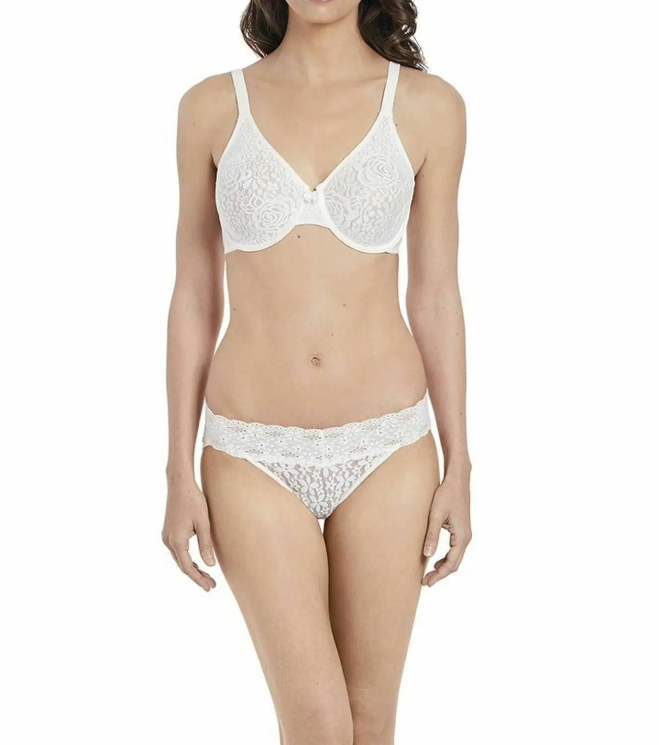 Wacoal Halo Lace Bikini Panties, Ivory