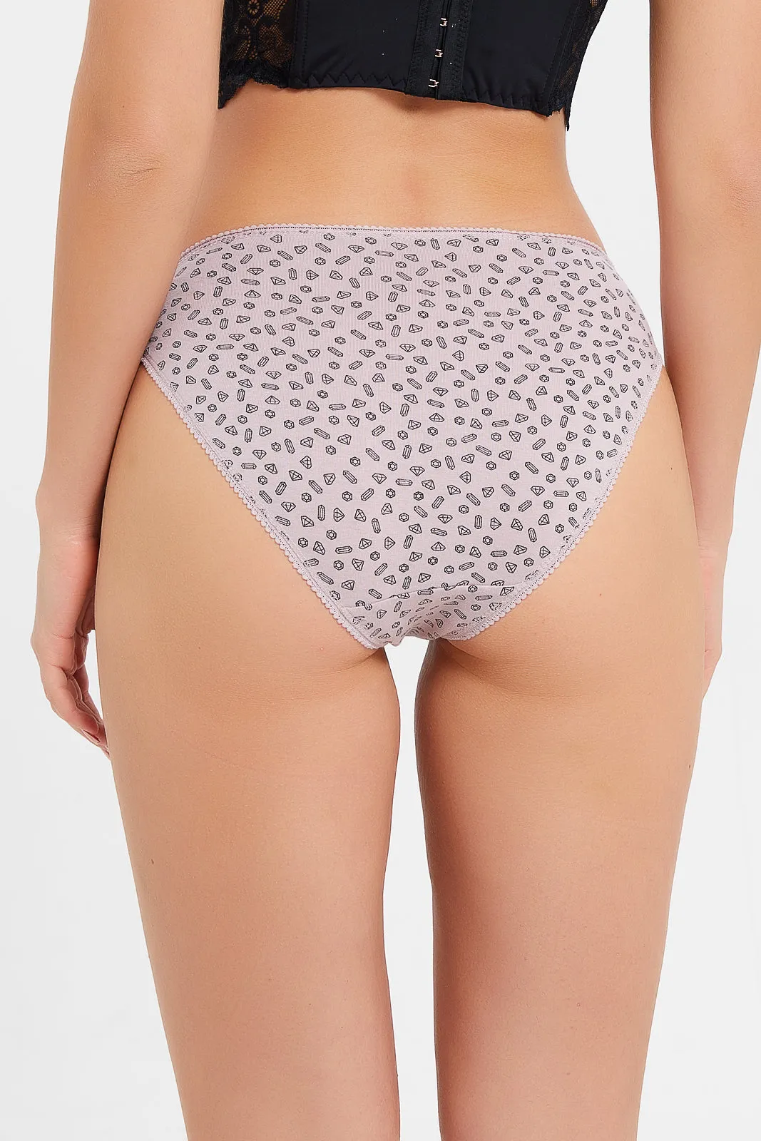 Women Assorted High-Leg Brief Set (5 Piece)