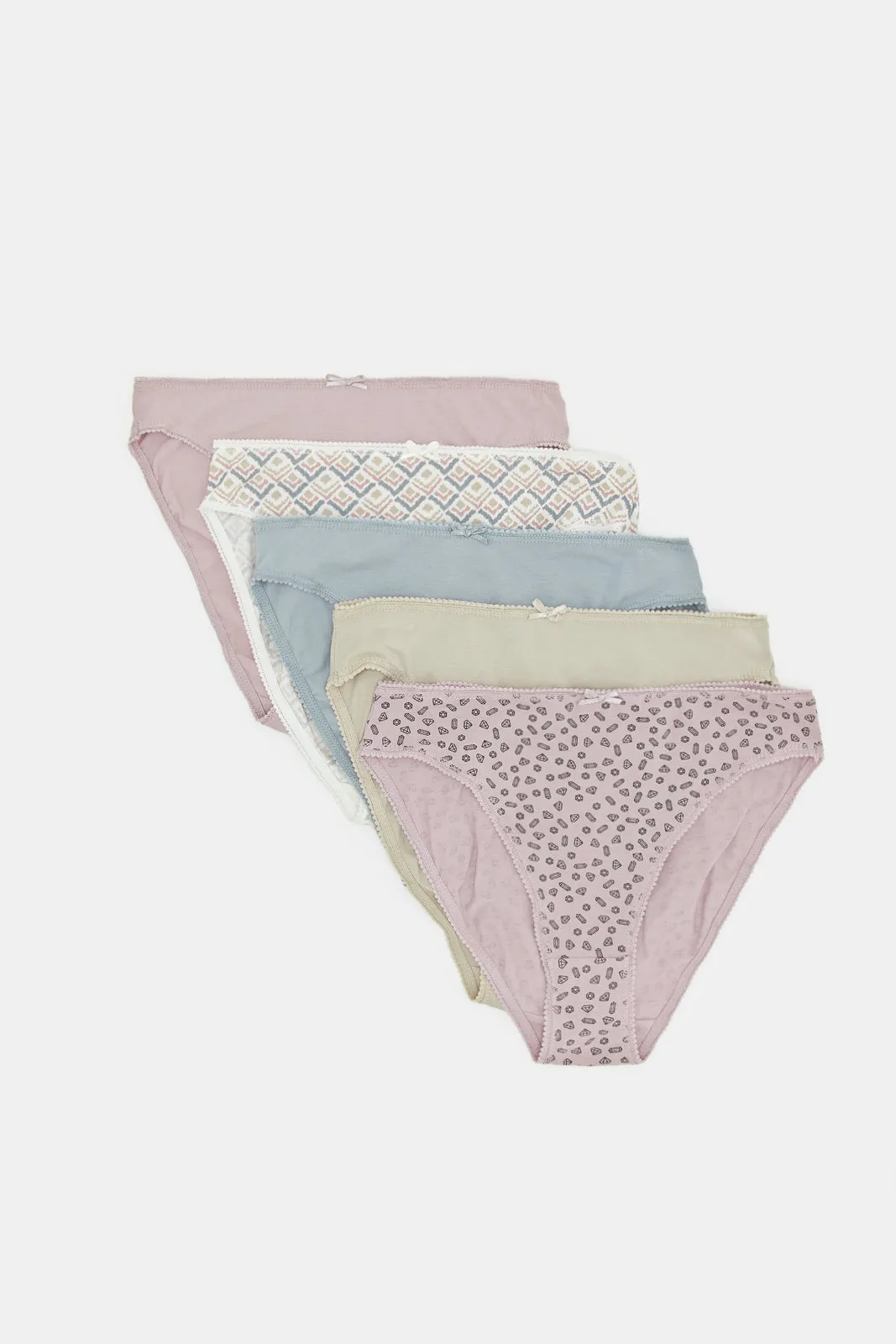Women Assorted High-Leg Brief Set (5 Piece)
